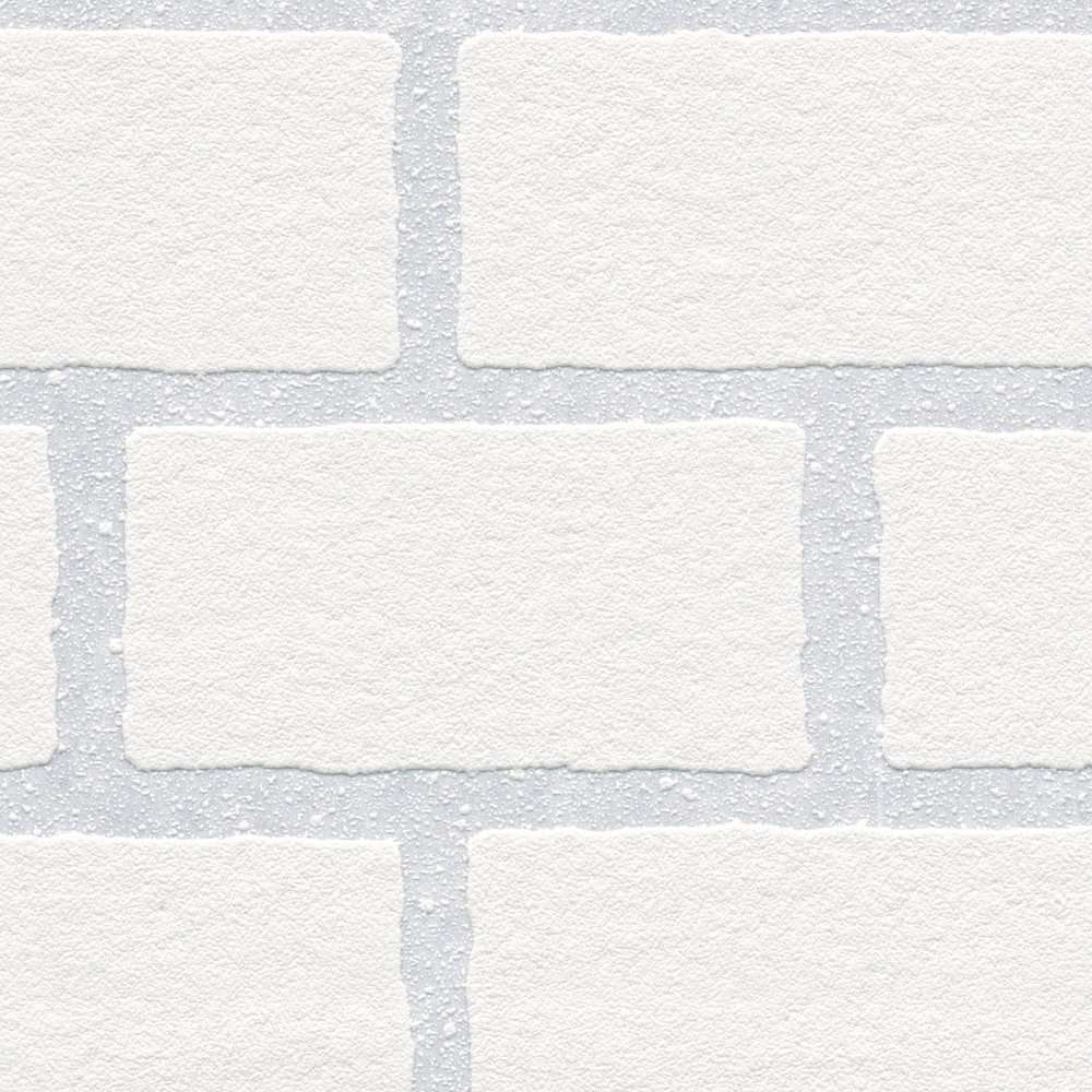 Krāsojamas tapetes AS Creation ar ķieģeļa rakstu, 245410, (1.06x25m) AS Creation