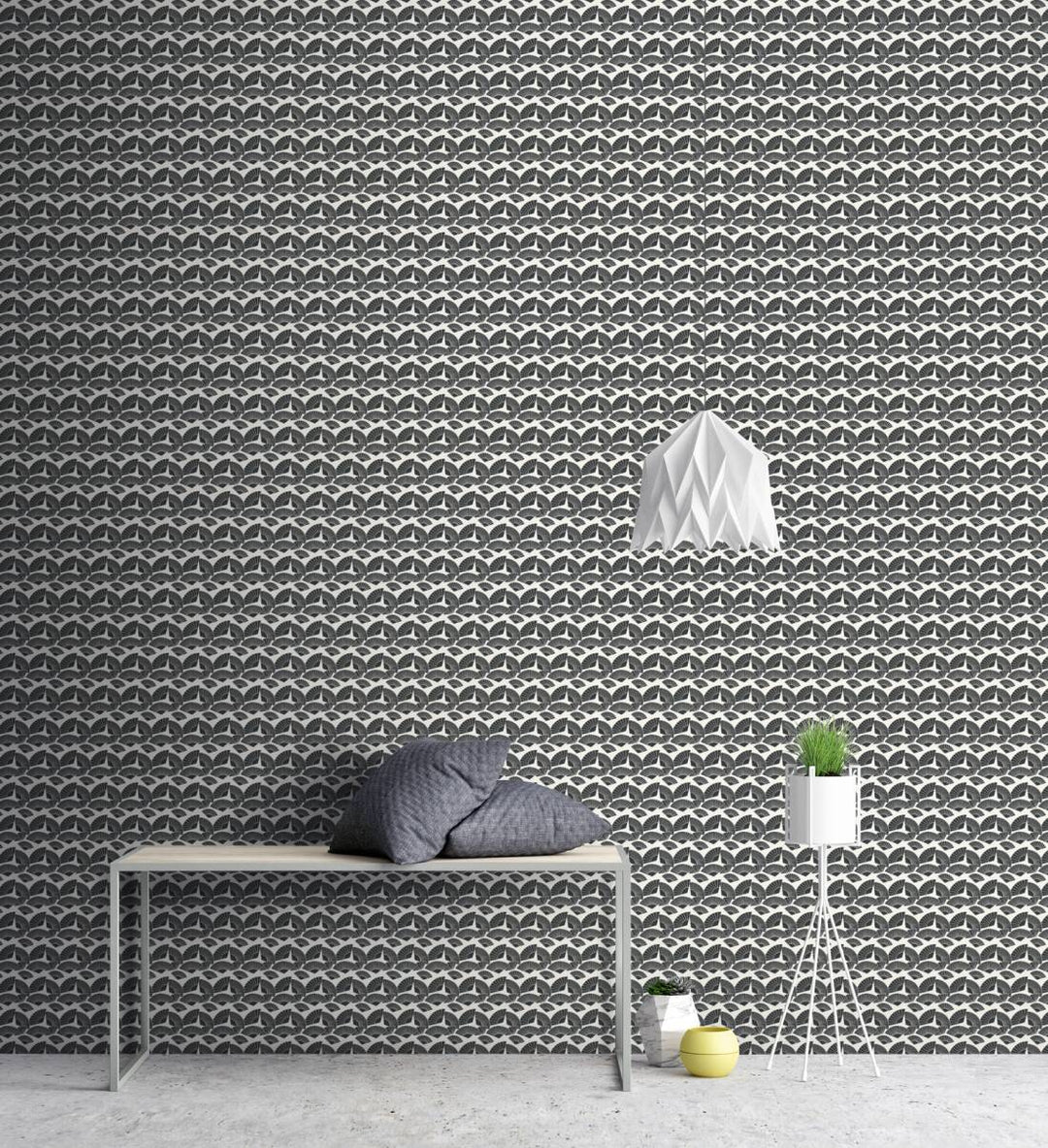 Melnbaltas dizaina tapetes Karl Lagerfeld - 1343151 AS Creation