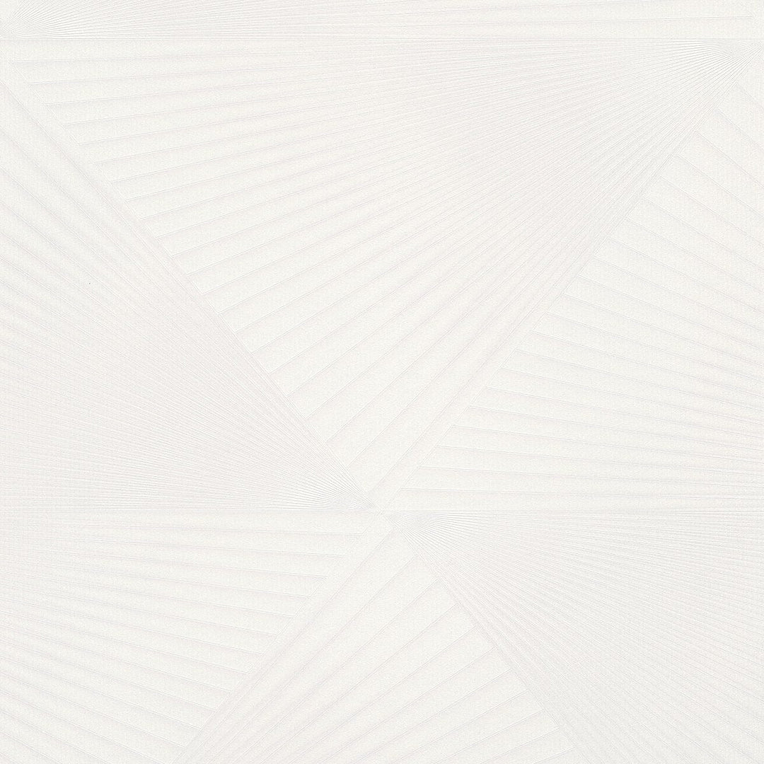 Modernas tapetes ar lielu ģeometrisku rakstu, baltā krāsā - 3760021 Erismann