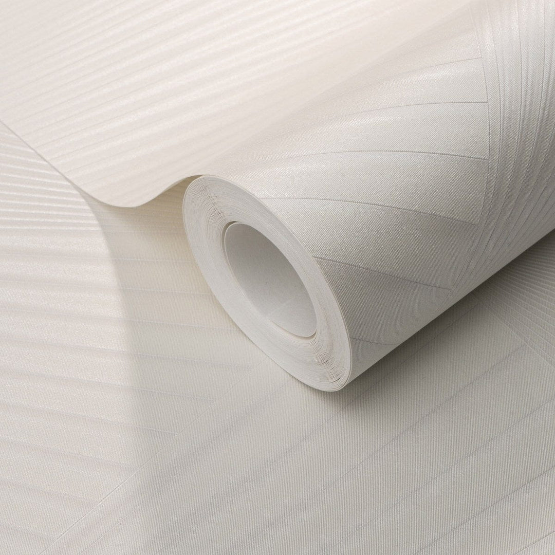 Modernas tapetes ar lielu ģeometrisku rakstu, baltā krāsā - 3760021 Erismann