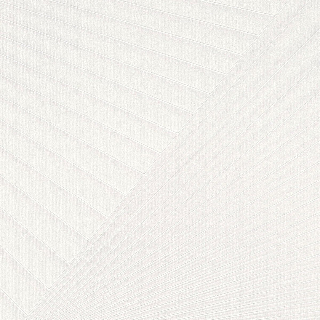 Modernas tapetes ar lielu ģeometrisku rakstu, baltā krāsā - 3760021 Erismann