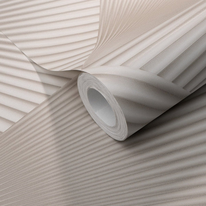 Modernas tapetes ar lielu ģeometrisku rakstu, taupe krāsā - 3760065 Erismann