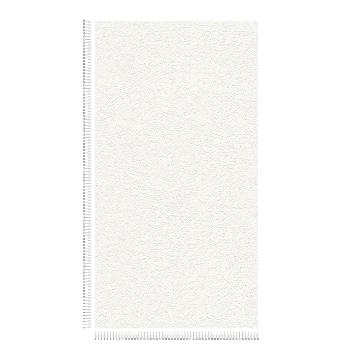 Neapstrādāta apmetuma izskata tapetes ar faktūru - baltas, 322319 AS Creation