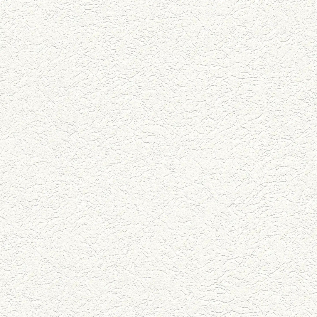Neapstrādāta apmetuma izskata tapetes ar faktūru - baltas, 322319 AS Creation