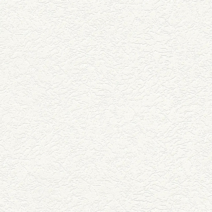 Neapstrādāta apmetuma izskata tapetes ar faktūru - baltas, 322319 AS Creation