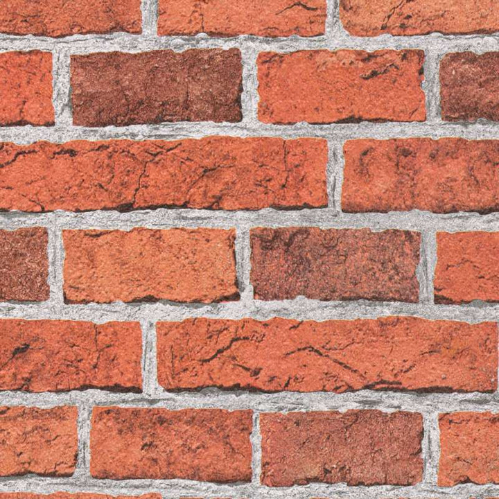 Papīra tapetes ar sarkanu ķieģeļa sienu, 2763050 AS Creation