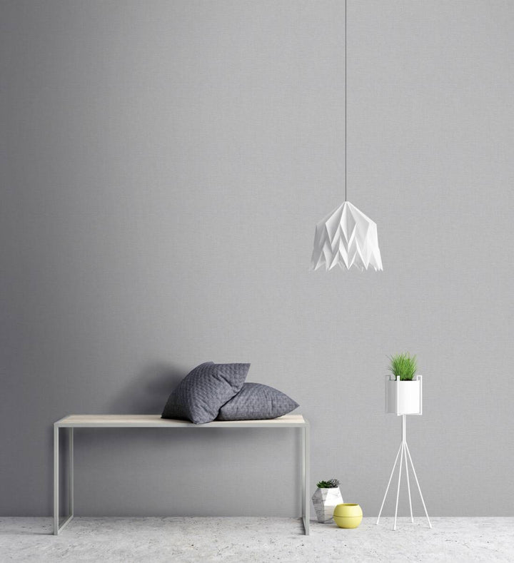 Pelēkas vienkrāsainas tapetes ar nelielu teksturu - 1172211 AS Creation