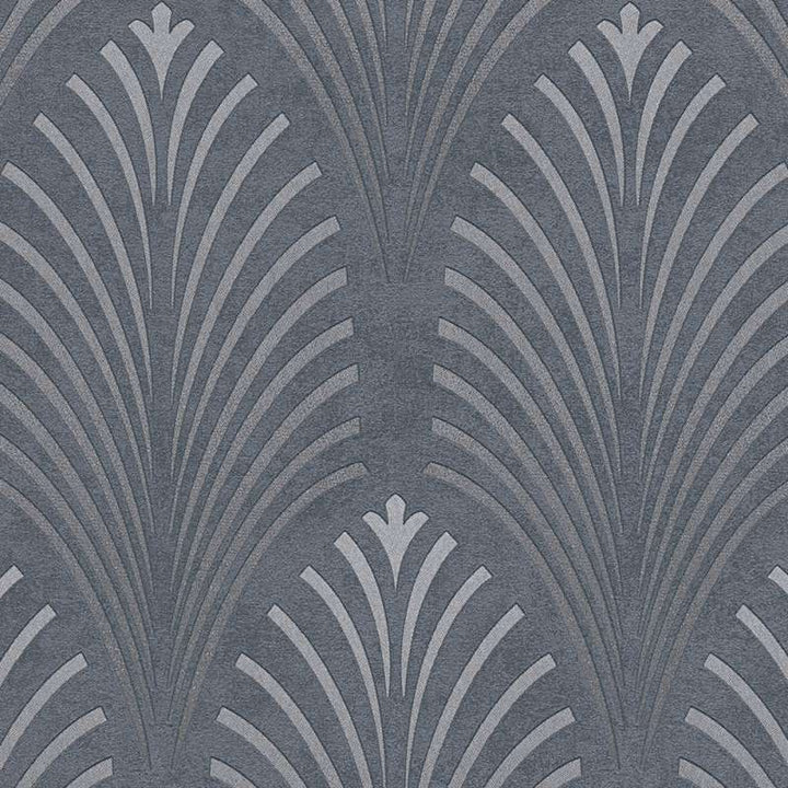 Retro tapetes tumši pelēkā krāsā, 374822 AS Creation
