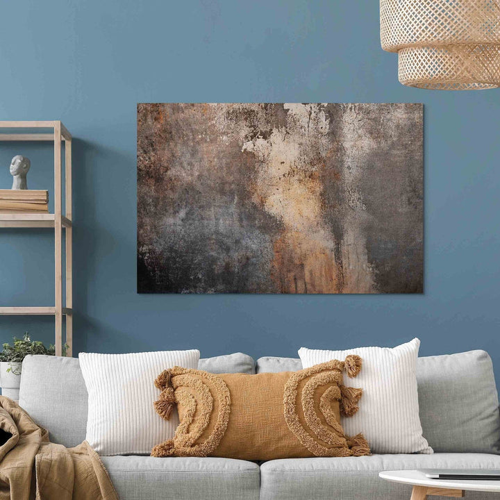 Glezna - Rūsas tekstūra sepijas un pelēkā krāsā - 151451 G-ART