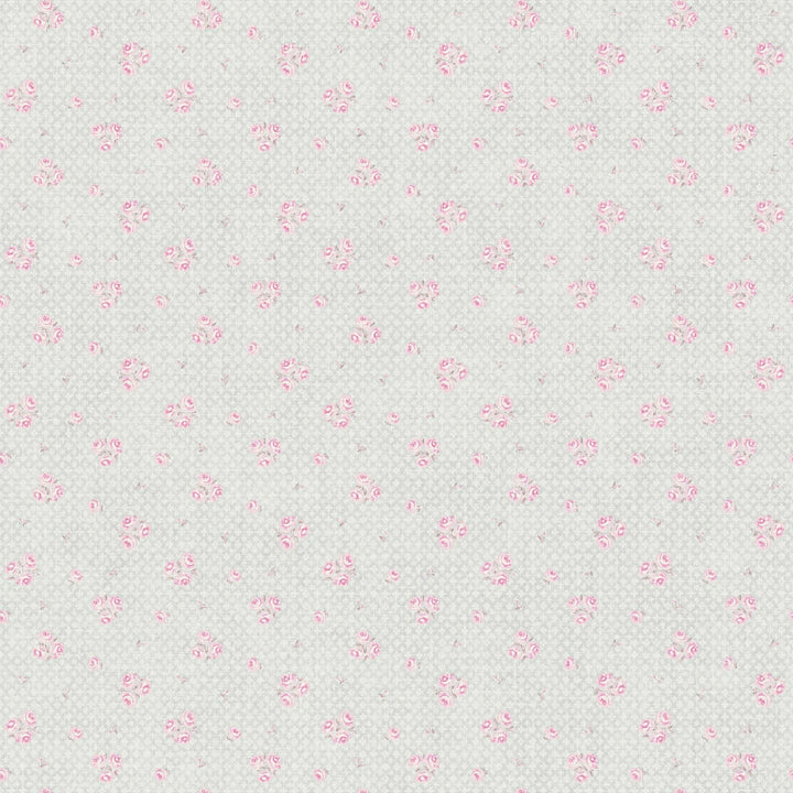 Shabby Chic stila ziedu tapetes: pelēkā un rozā- AS 390672 AS Creation