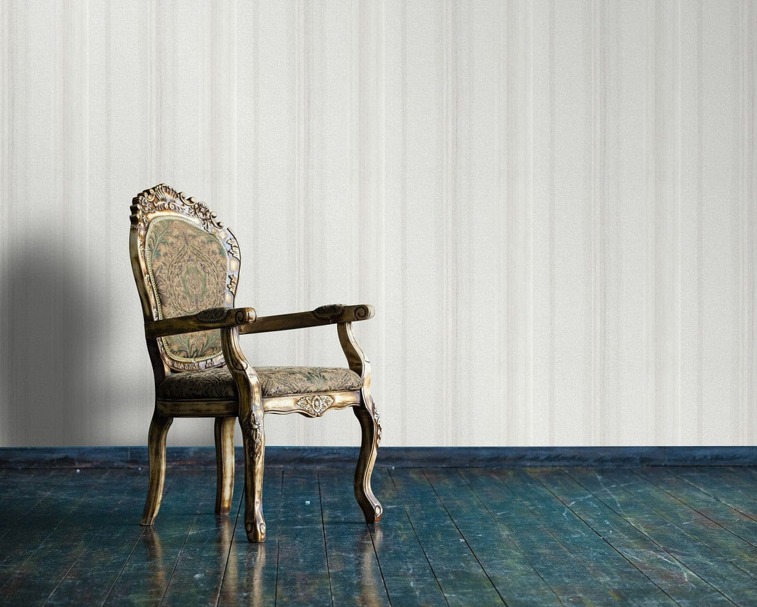 Lētas strīpainas tapetes silti pelēkā krāsā, ERISMANN 2222416 Erismann