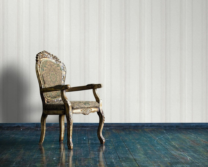 Lētas strīpainas tapetes silti pelēkā krāsā, ERISMANN 2222416 Erismann