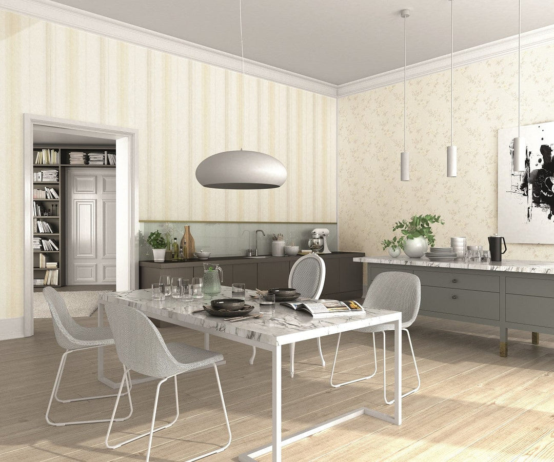 Lētas strīpainas tapetes siltos toņos, ERISMANN 2222422 Erismann