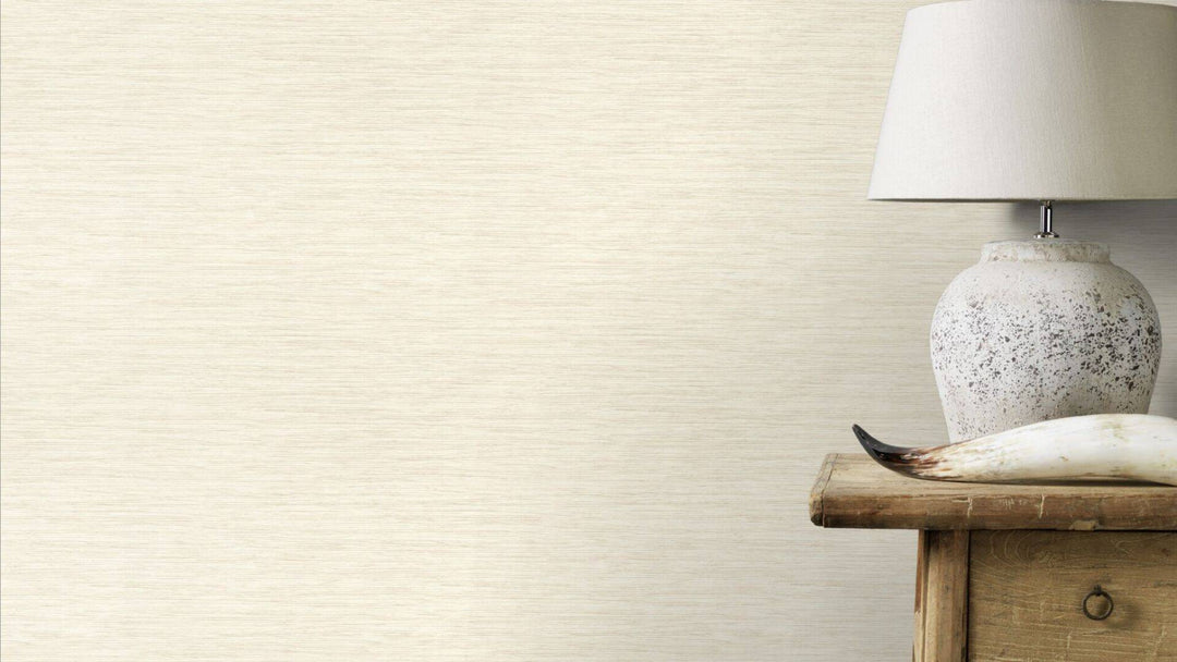 Strukturētas tapetes RASCH krēmīgi baltā krāsā, 866452 RASCH