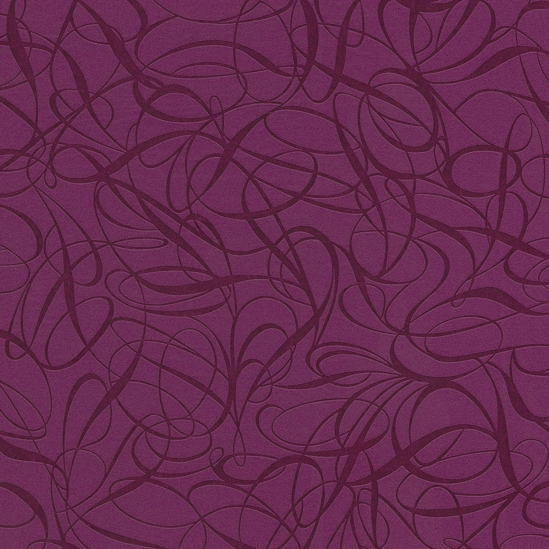 Grafiskas flizelīna tapetes AS Creation koši violetā krāsā AS Creation