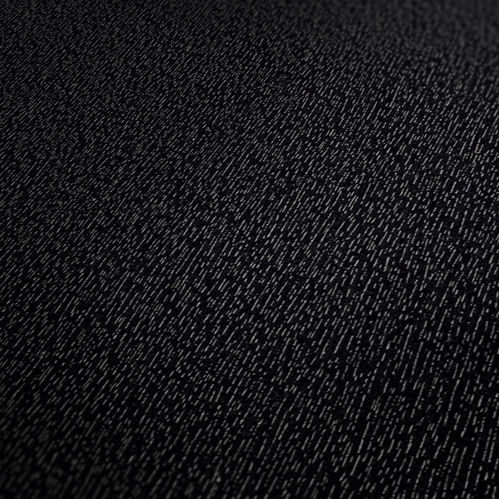 Melnas teksturētas tapetes ar šrafējumu AS 375272 AS Creation