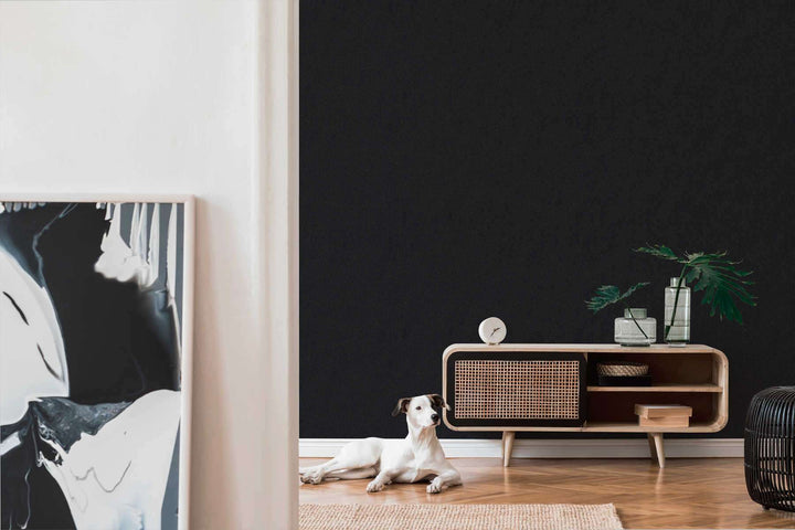 Melnas teksturētas tapetes ar šrafējumu AS 375272 AS Creation