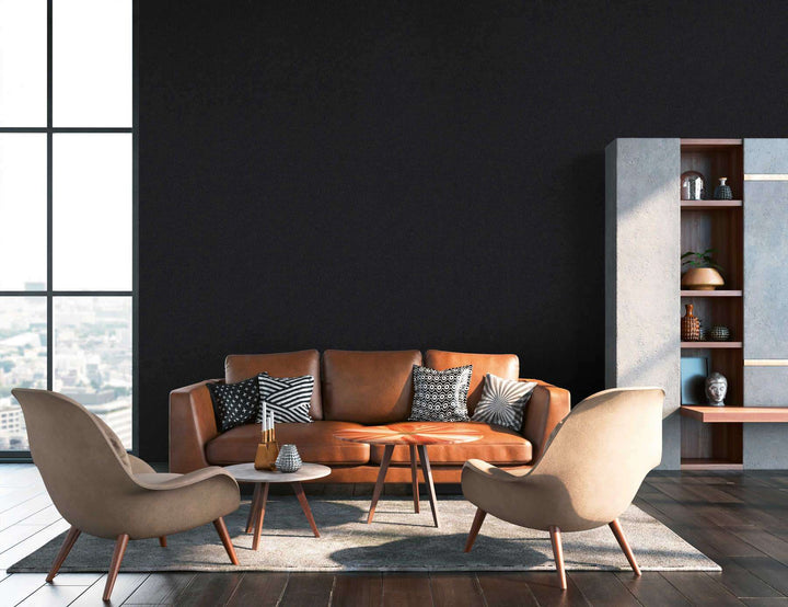 Melnas teksturētas tapetes ar šrafējumu AS 375272 AS Creation