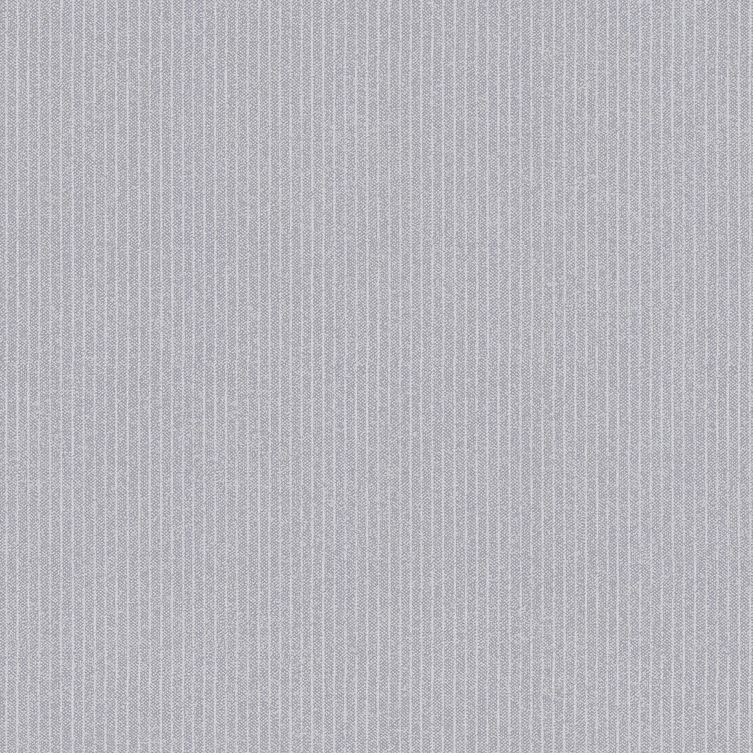 Pelēkas flizelīna tapetes ar šauram svītram un tekstila izskatu 375505 AS Creation