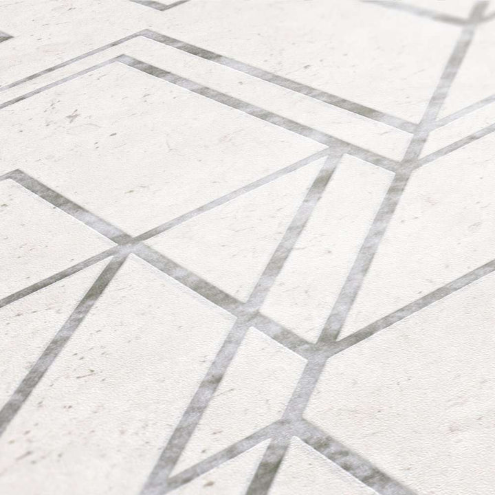 Tapetes ar modernu rakstu gaiši pelēkos toņos AS 37869-1 AS Creation