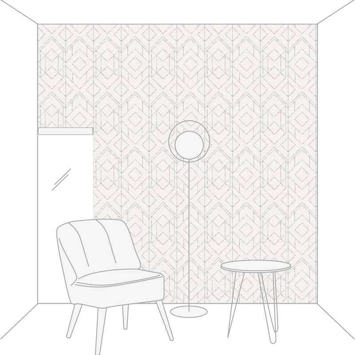 Tapetes ar modernu rakstu gaiši pelēkos toņos AS 37869-1 AS Creation