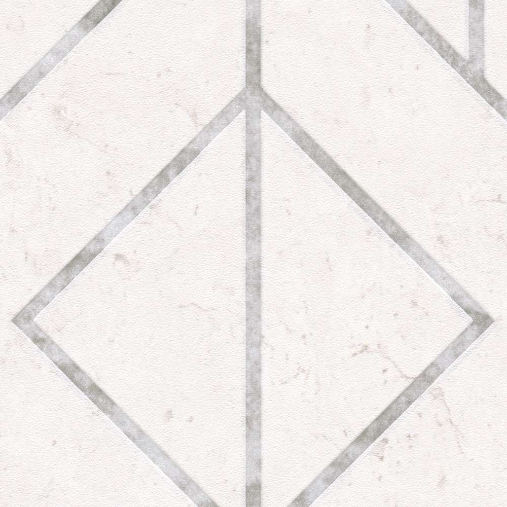 Tapetes ar modernu rakstu gaiši pelēkos toņos AS 37869-1 AS Creation