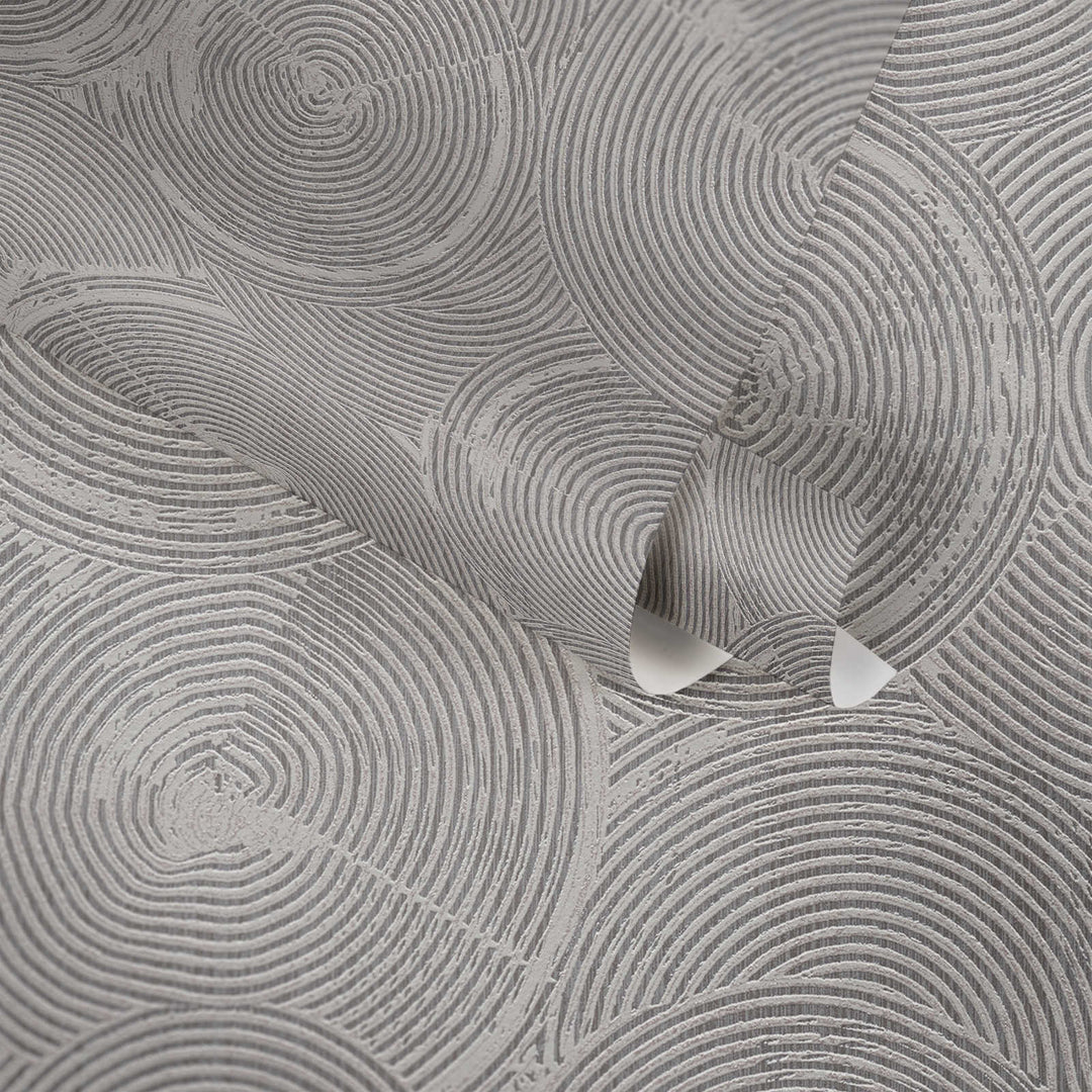 Tapetes ar etnisku ornamentu tumši pelēkos toņos AS Creation 37900-2 AS Creation