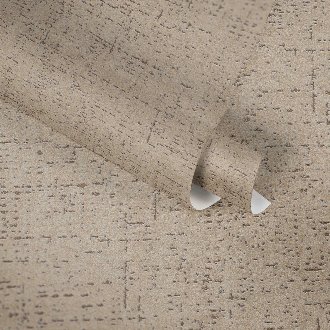 Tapetes ar ģipša struktūru bēšā toņos AS 379042 AS Creation