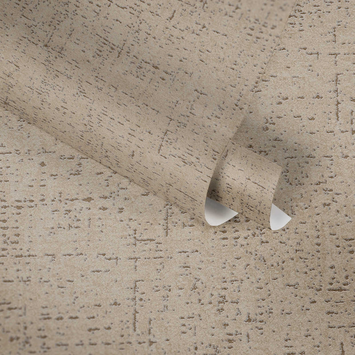 Tapetes ar ģipša struktūru bēšā toņos AS 379042 AS Creation