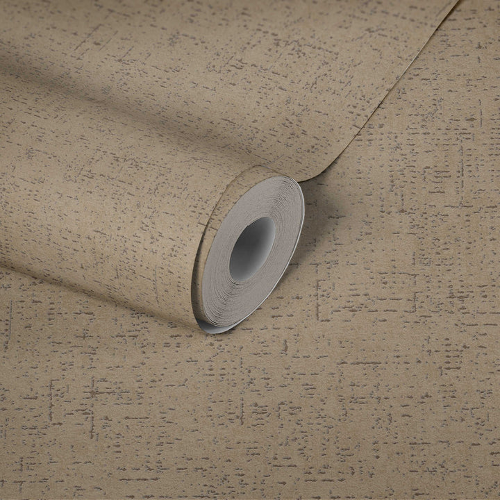 Tapetes ar ģipša struktūru brūnos toņos AS 379043 AS Creation