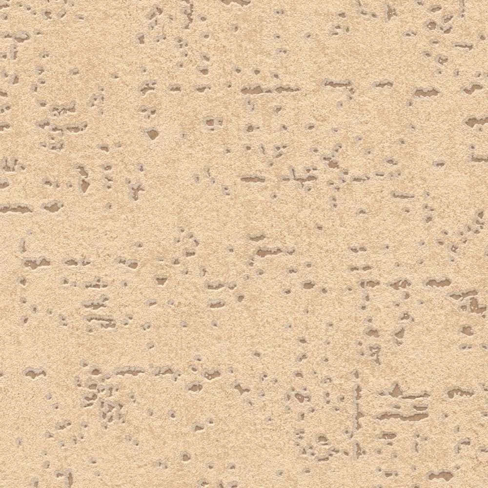 Tapetes ar korķa struktūru bēša toņos AS 379046 AS Creation