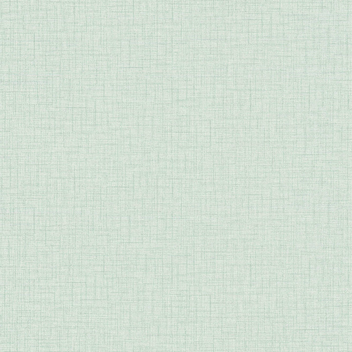 Piparmētru zaļas tapetes ar lina faktūru AS 379537 AS Creation