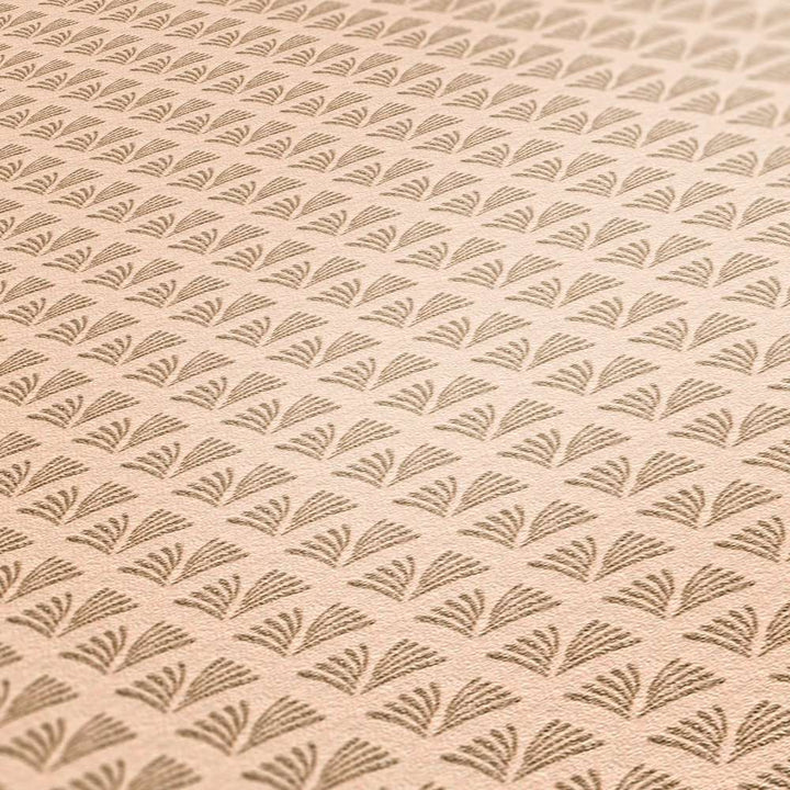 Modernas tapetes ar metāliski zelta rakstu, krēmkrāsā AS 379582 Tapetenshop.lv