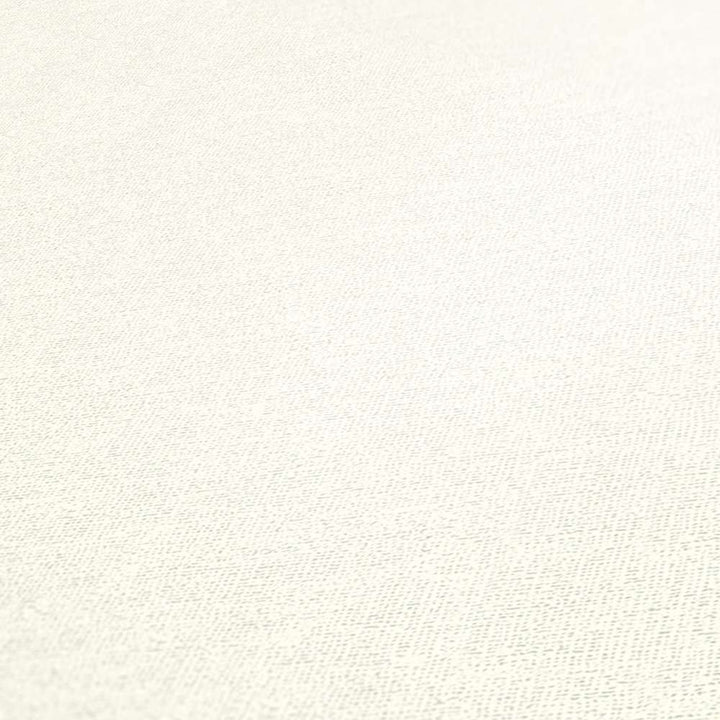 Matētas tapetes ar tekstila struktūru krēmkrāsā AS 379863 Tapetenshop.lv