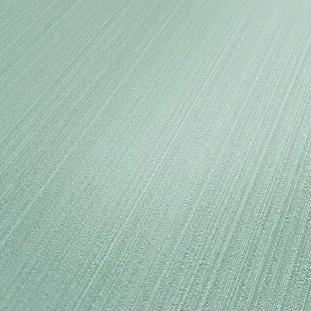 Tapetes ar tekstūras efektu piparmētru zaļā krāsā AS 380986 Tapetenshop.lv