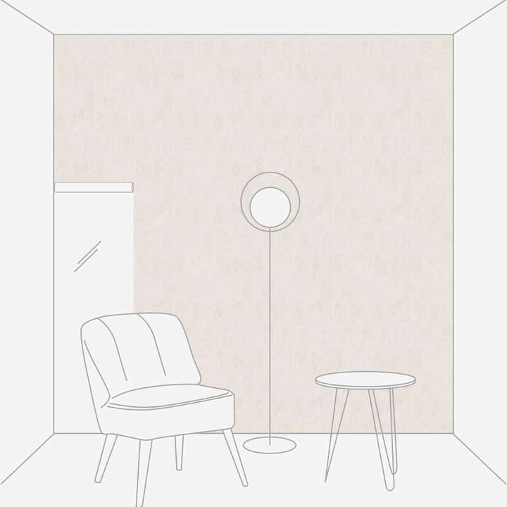 Tapetes ar 3D grafisku rakstu krēmkrāsā - 1361606 AS Creation