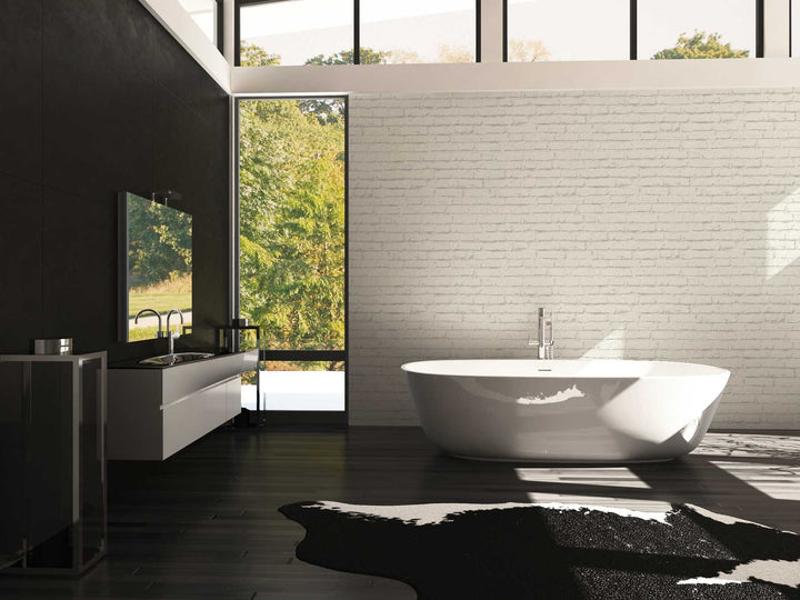 Tapetes ar akmens rakstu gaiši pelēkā krāsā, matētas - 1237670 AS Creation