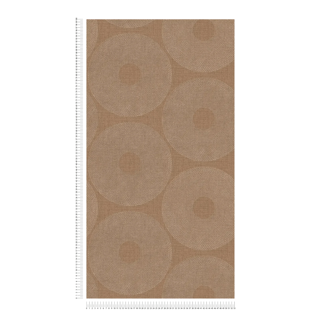 Products Tapetes ar apļiem brūnā krāsā - AS Creation 1360335 AS Creation
