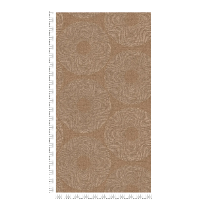 Products Tapetes ar apļiem brūnā krāsā - AS Creation 1360335 AS Creation
