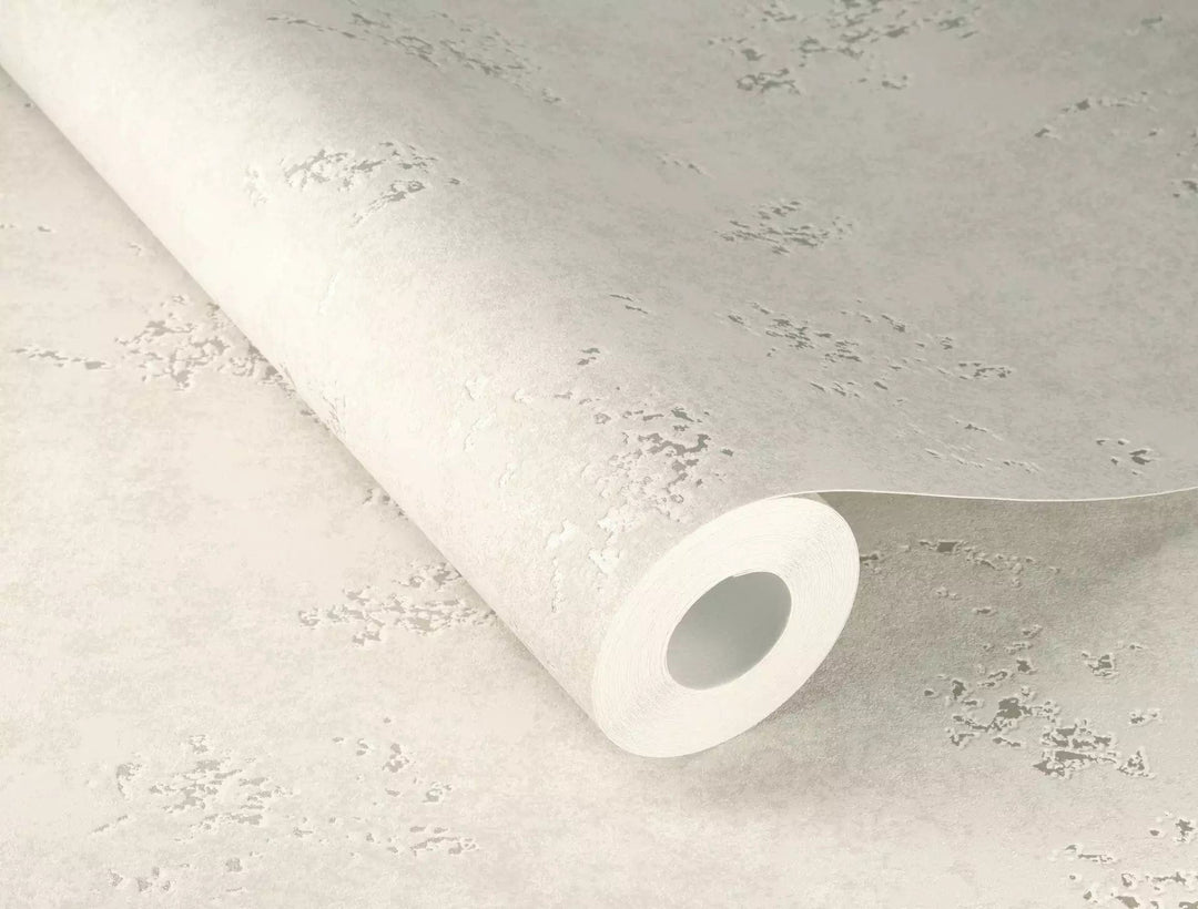 Tapetes ar apmetuma rakstu siltos toņos ar spīdīgiem akcentiem, 315738 RASCH