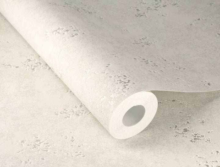 Tapetes ar apmetuma rakstu siltos toņos ar spīdīgiem akcentiem, 315738 RASCH