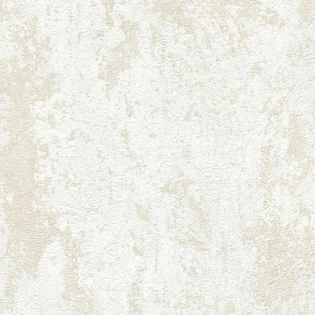 Baltas un krēmkrāsas tapetes ar apmetuma faktūru gaisīgai telpai   Tapetenshop.lv