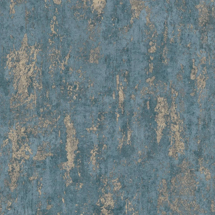 Tumši zilas un zelta tapetes ar apmetuma efektu eleganta interjera izveidei   Tapetenshop.lv