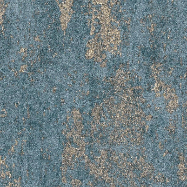 Tumši zilas un zelta tapetes ar apmetuma efektu eleganta interjera izveidei   Tapetenshop.lv