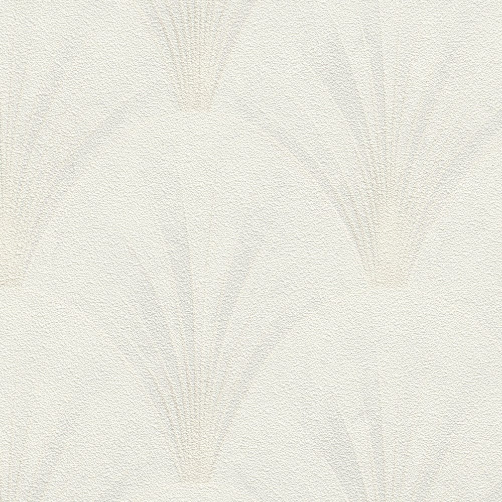 Tapetes ar ArtDeco ornamentu gaišos toņos/krēmkrāsā, 3771213 Tapetenshop.lv