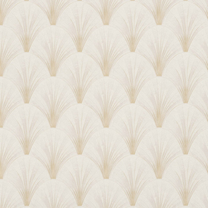 Tapetes ar ArtDeco ornamentu siltos toņos, 3771172 Tapetenshop.lv