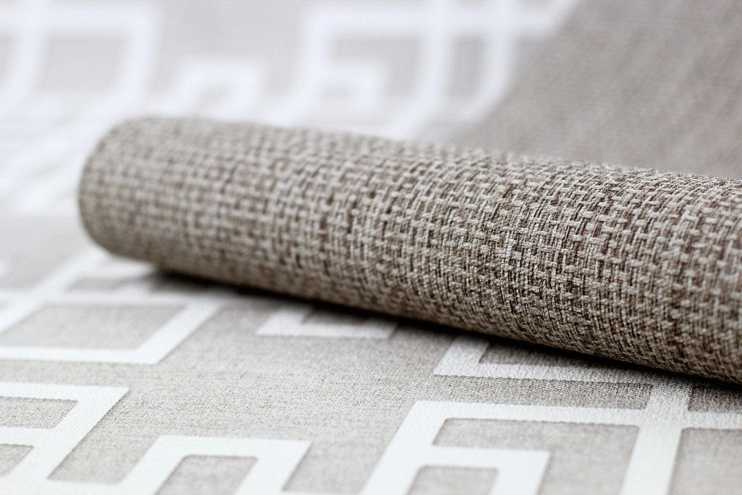 Tapetes ar auduma faktūru brūnā krāsā - RASCH 1434552 RASCH