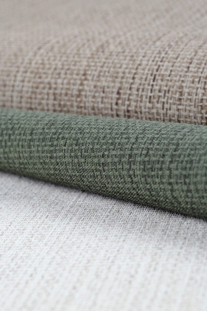 Tapetes ar auduma faktūru tumši zaļā krāsā - RASCH 1434611 RASCH