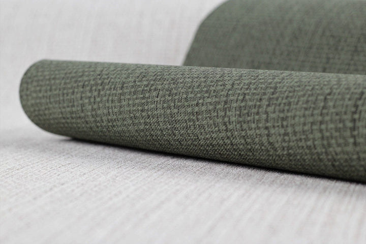 Tapetes ar auduma faktūru tumši zaļā krāsā - RASCH 1434611 RASCH