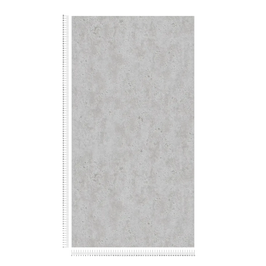Tapetes ar dekoratīva apmetuma izskatu pelēkā krāsā, 1312664 AS Creation